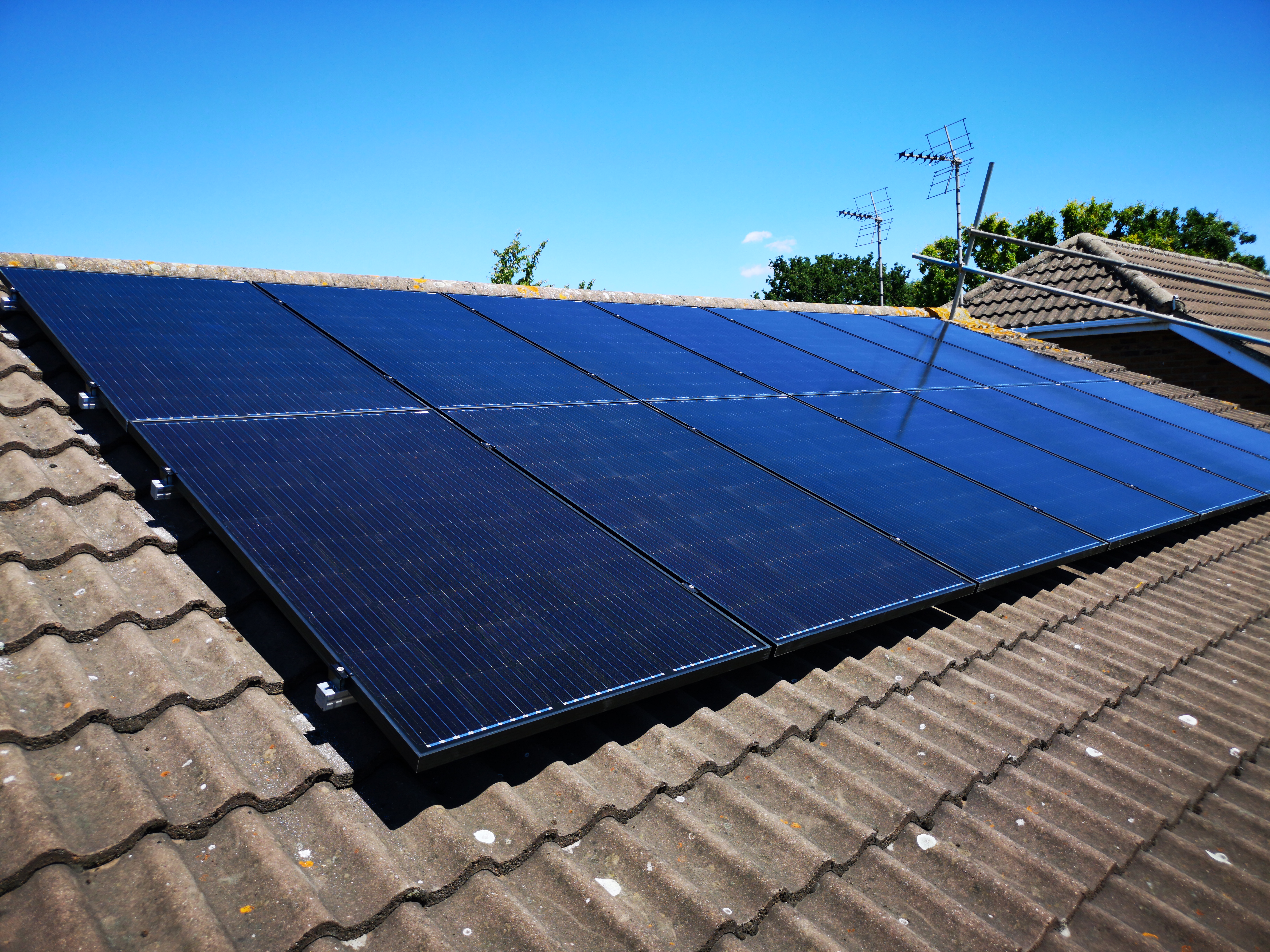 Solar panel installation in Yorkshire